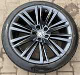 Alu kolo originál ŠKODA 8x19" ET44 5x112x57 a Continental WinterContact TS 850 P 235/40 R19 96V XL 50%