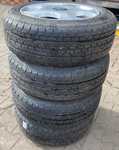 Alu kolo originál SEAT 7x16" ET59 5x112x57 a Bridgestone Duravis R660 195/60 R16 C 99H 90%