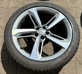 Alu kolo originál AUDI 9x20" ET37, 5x112x66.5 a Dunlop SP Winter Sport 3D 265/40 R20 104V XL AO 20%