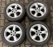 Alu kolo originál ŠKODA 6x15" ET43, 5x100x57 a Saetta Touring 2 195/55 R15 85V 60%
