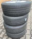 Alu kolo originál ŠKODA 6x15" ET43, 5x100x57 a Saetta Touring 2 195/55 R15 85V 60%
