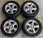 Alu kolo DEZENT 6.5x15" ET38, 5x100x57 a Firestone Roadhawk 195/65 R15 91H 70%