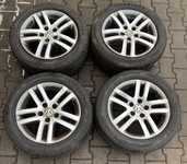 Alu kolo originál VW 6.5x16" ET50 5x112x57 a Firestone TZ300a 205/55 R16 91H 30%