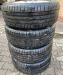 Alu kolo originál AUDI 7x17“ ET47, 5x112x57 a Tracmax X-Privilo TX-3 225/50 R17 98Y XL 80%