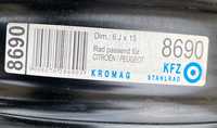 Plechový disk Peugeot KFZ 8690 6x15 4x108x65 ET27