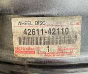 Plechový disk Toyota RAV KFZ 9675 6,5Jx16 5x114,3x60 ET45