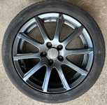 Alu kolo RIAL 7x17" ET40, 5x112x66.5 a Continental ContiSportContact 5 225/45 R17 91Y 10%