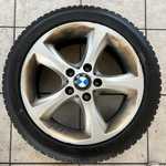 Alu kolo originál BMW 7x17" ET47, 5x120x72.5 a Falken Eurowinter HS01 225/45 R17 91H Runflat 90%