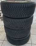 Alu kolo originál BMW 7x17" ET47, 5x120x72.5 a Falken Eurowinter HS01 225/45 R17 91H Runflat 90%