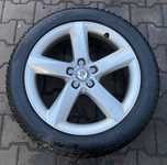 Alu kolo originál AUDI 7.5x19“ ET29, 5x112x66.5 a Toyo Snowprox S954 235/50 R19 103V XL 10%