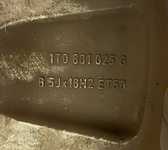 Alu kolo originál VW 6.5x16" ET50 5x112x57