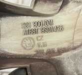 Kryty kol - Poklice na kola originál ŠKODA 16"