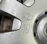 Kryty kol - Poklice na kola originál ŠKODA 16"