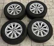 Alu kolo originál AUDI 7x17" ET34 5x112x66.5 a Continental WinterContact TS 850 P 235/65 R17 104H AO 30%