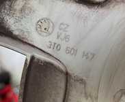 Kryty kol - Poklice na kola originál ŠKODA 16"