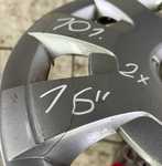 Kryty kol - Poklice na kola originál ŠKODA 16"