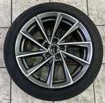 Alu kolo BORBET 8x18“ ET44, 5x112x57 a Lassa Driveways Sport + 235/45 R18 98Y XL 80%