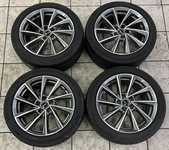 Alu kolo BORBET 8x18“ ET44, 5x112x57 a Lassa Driveways Sport + 235/45 R18 98Y XL 80%