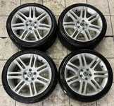 Alu kolo originál ŠKODA 7.5x18“ ET46, 5x112x57 a Dunlop Winter Sport 5 225/40 R18 92V XL 70% a Matador MP92 Sibir Snow 225/40 R18 92V XL 20%