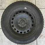 Plechový disk KFZ 9165 6Jx15 5x112x57 ET47 a Continental ContiWinterContact TS850 195/65 R15 91T 60%