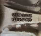 Alu kolo originál SUZUKI 6.5x17" ET50 5x114.3x60