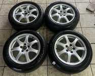 Alu kolo Platin 7.5x17" ET38, 5x112x66.5 a Goodyear EfficientGrip Performance 215/55 R17 94V 60%