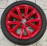 Alu kolo originál ŠKODA 7x16" ET46, 5x100x57 a Bridgestone Turanza ER300 215/45 R16 86H 40%