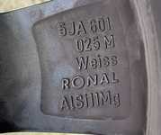 Alu kolo originál ŠKODA 6x15" ET38, 5x100x57 a Nexen N'Blue HD 185/60 R15 84H 50%