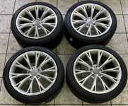 Alu kolo originál AUDI 9x19" ET33 5x112x66.5 a Pirelli Winter 240 SottoZero II 255/40 R19 100V XL 10%