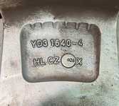 Alu kolo originál ŠKODA 6x15" ET38, 5x100x57