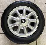 Alu kolo originál SEAT 6x14" ET38, 4x100x57 a Lassa Greenways 185/60 R14 82H 90%