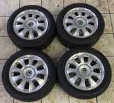 Alu kolo originál ŠKODA 6.5x16" ET42, 5x100x57 a Kleber Dynaxer HP3 205/55 R16 91H 70%