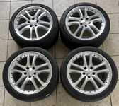 Alu kolo originál BRABUS 5x112x66.5 PŘEDNÍ 8.5x18" ET50 a Michelin Primacy 4 235/40 R18 91W 60%, ZADNÍ 9.5x18" ET50 a Dunlop SP Sport 01 275/35 R18 95W ROF * 0% 