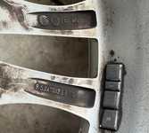 Alu kolo originál BRABUS 5x112x66.5 PŘEDNÍ 8.5x18" ET50 a Michelin Primacy 4 235/40 R18 91W 60%, ZADNÍ 9.5x18" ET50 a Dunlop SP Sport 01 275/35 R18 95W ROF * 0% 