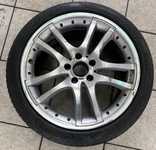 Alu kolo originál BRABUS 9.5x18" ET50, 5x112x66.5 a Pirelli PZero 265/35 R18 97Y XL MO