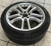 Alu kolo originál BRABUS 9.5x18" ET50, 5x112x66.5 a Pirelli PZero 265/35 R18 97Y XL MO