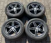 Alu kolo GARMANI 6.5x16" 5x108x63.3 ET50 a Sailun Ice Blazer Alpine EVO1 215/55 R16 97H XL 99% + čidla tlaku TPMS