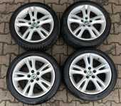 Alu kolo originál ŠKODA 6.5x16" ET43, 5x100x57 a Altenzo Sports Comforter 205/45 R16 87W 50%