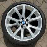 Alu kolo originál BMW 5x120x72.5 Přední 7.5x18" ET49 a Dunlop SP Sport 01 215/40 R18 85Y RFT * 90% , Zadní 8.5x18" ET52 a Dunlop SP Sport 01 245/35 R18 88Y RFT * 90% + čidla tlaku TPMS