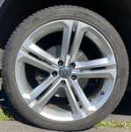 VW TIGUAN jsme obuli na Alu kolo originál VW 9x19" ET33 5x112x57 a Hankook H750 Kinergy 4S 255/40 R19 100W