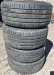 Alu kolo originál BMW 5x112x66.5 PŘEDNÍ 8.5x21“ ET25 a Falken Azenis FK520 245/35 R21 96Y XL 80%, ZADNÍ 10x21“ ET41 a Falken Azenis FK520 275/30 R21 98Y XL 80% + čidla tlaku TPMS