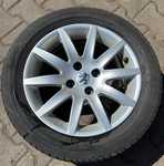 Alu kolo originál PEUGEOT 7x16" 4x108x65 ET32 a 2x Sailun Atrezzo Elite 205/55 R16 91V 30%  a 2x Michelin Pilot Primacy 205/55 R16 91H 20%