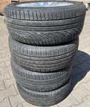 Alu kolo originál PEUGEOT 7x16" 4x108x65 ET32 a 2x Sailun Atrezzo Elite 205/55 R16 91V 30%  a 2x Michelin Pilot Primacy 205/55 R16 91H 20%
