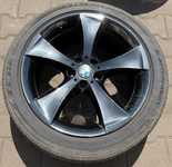 Alu kolo originál BMW X6 Přední 5x120x74 10x20" ET40 a Tracmax X-Privilo RS01+ 275/40 R20 106Y XL 30%, Zadní 5x120x72.5 11x20" ET37 a Tracmax X-Privilo RS01+ 315/35 R20 110Y XL 30%