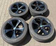 Alu kolo originál BMW X6 Přední 5x120x74 10x20" ET40 a Tracmax X-Privilo RS01+ 275/40 R20 106Y XL 30%, Zadní 5x120x72.5 11x20" ET37 a Tracmax X-Privilo RS01+ 315/35 R20 110Y XL 30%