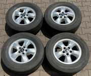 Alu kola originál HYUNDAI 6.5x16“ ET46, 5x114.3x67 a Barum Bravuris 4x4 225/70 R16 103H 10%