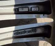Alu kolo WHEELWORLD 9x20“ ET37, 5x112x66.5 a Pirelli PZero 255/35 R20 97Y AO 30%