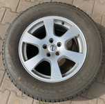 Alu kolo originál VOLVO 7.5x17" 5x108x63.3 ET55 a Firestone Destination Winter 235/65 R17 108V XL 60%