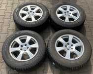 Alu kolo originál VOLVO 7.5x17" 5x108x63.3 ET55 a Firestone Destination Winter 235/65 R17 108V XL 60%