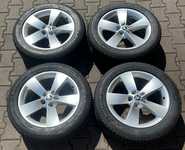 Alu kolo originál ŠKODA 7x17“ ET45, 5x112x57 a Michelin Alpin 5 215/55 R17 94V 50%